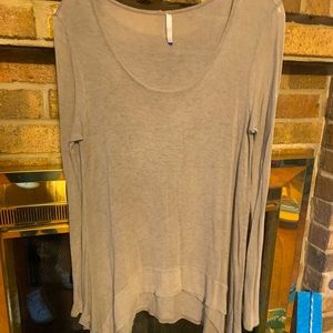 Light green long sleeve top